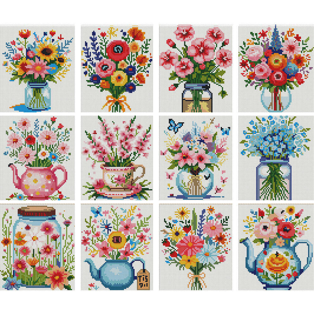 Florist Supply Vases - Evershine 5D 다이아몬드 페인팅 개 고양이