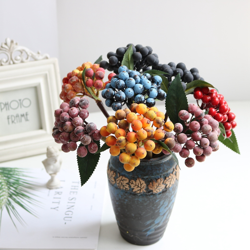 1Pcs 인공 베리 줄기 꽃 머리 플라스틱 가짜 꽃다발 - Florist Supply Bulk 리뷰 및 가격