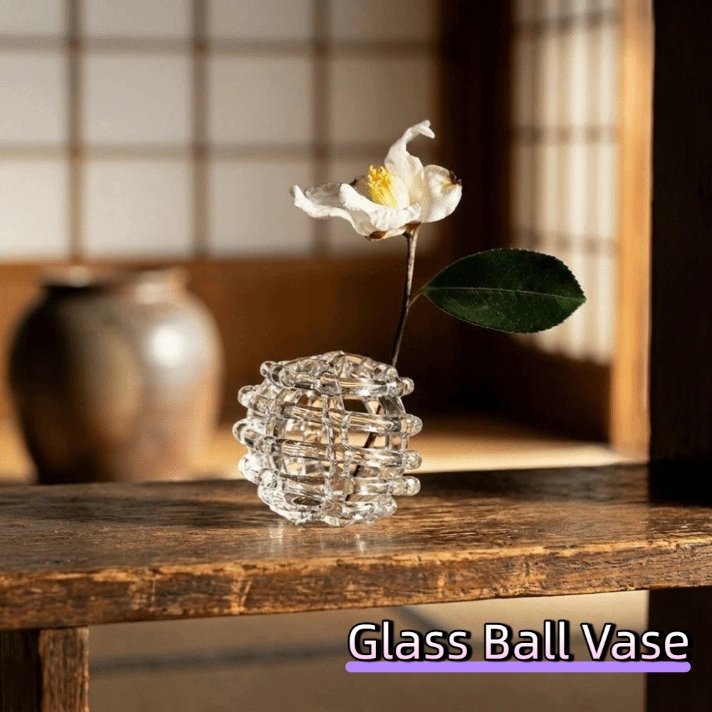투명 유리 볼 화병 선(禪)풍 디자인 미니멀리스트 수경 - Florist Supply Vases 리뷰 및 가격