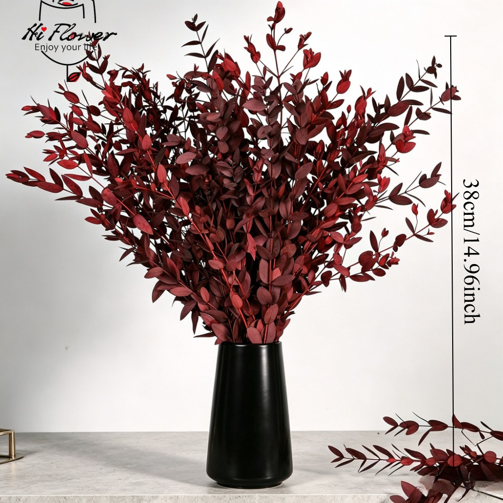 자연 건조 꽃 유칼립투스 꽃다발 보헤미안 화병 장식 홈 - Florist Supply Vases 리뷰 및 가격